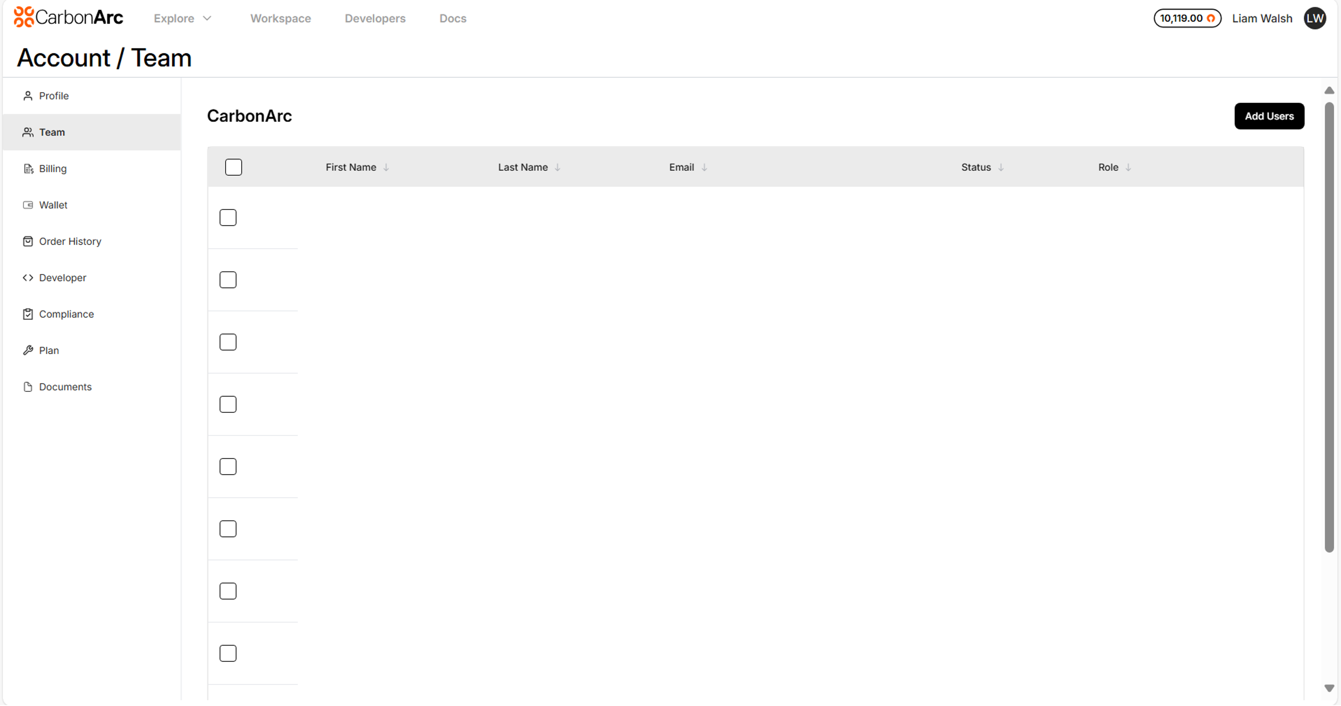 Team View