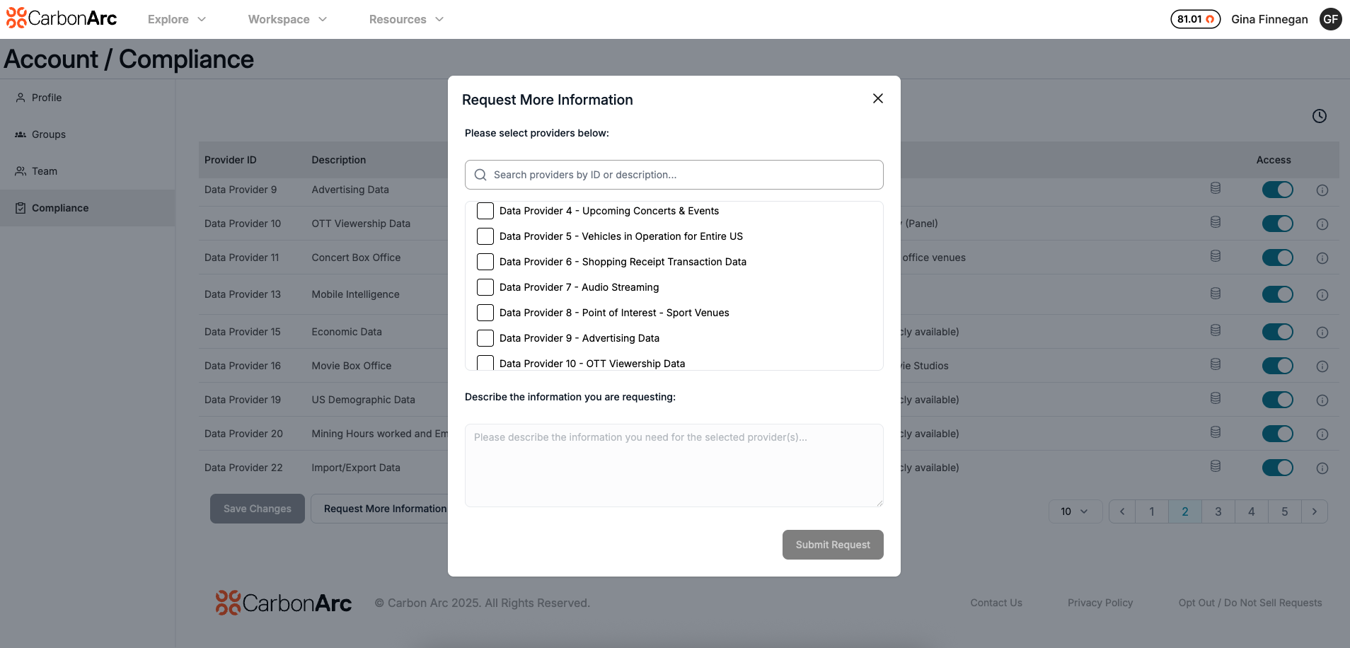 Request More Information